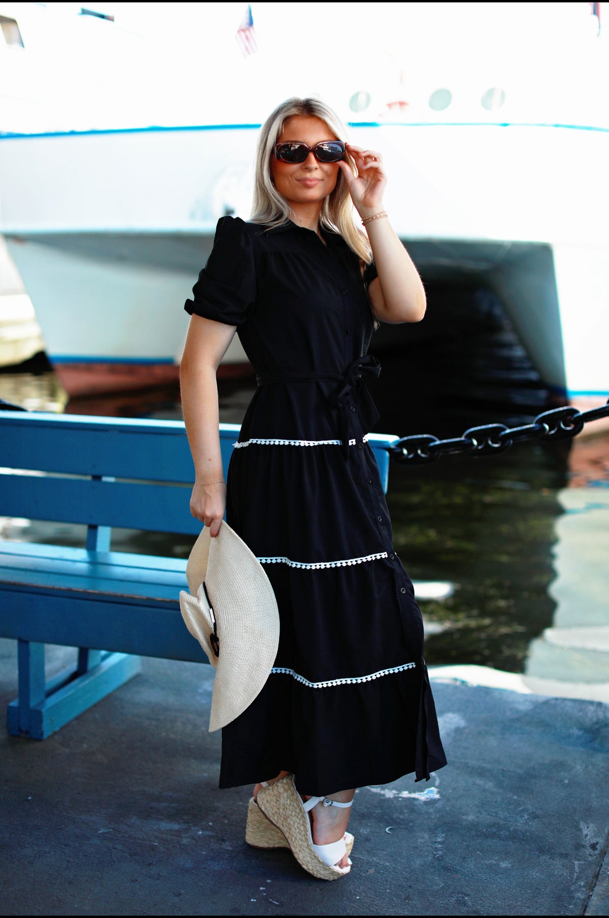 Black Aubrey Maxi Dress ( Final sale)