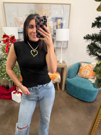 Black Turtleneck Sweater