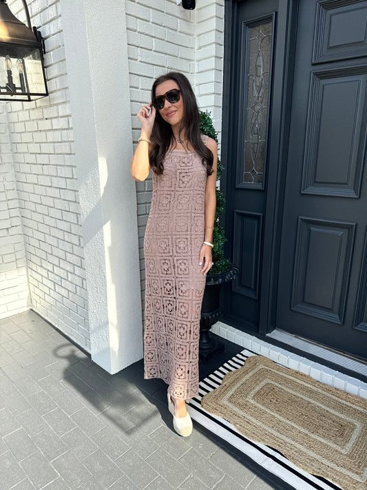 Crochet Maxi Dress