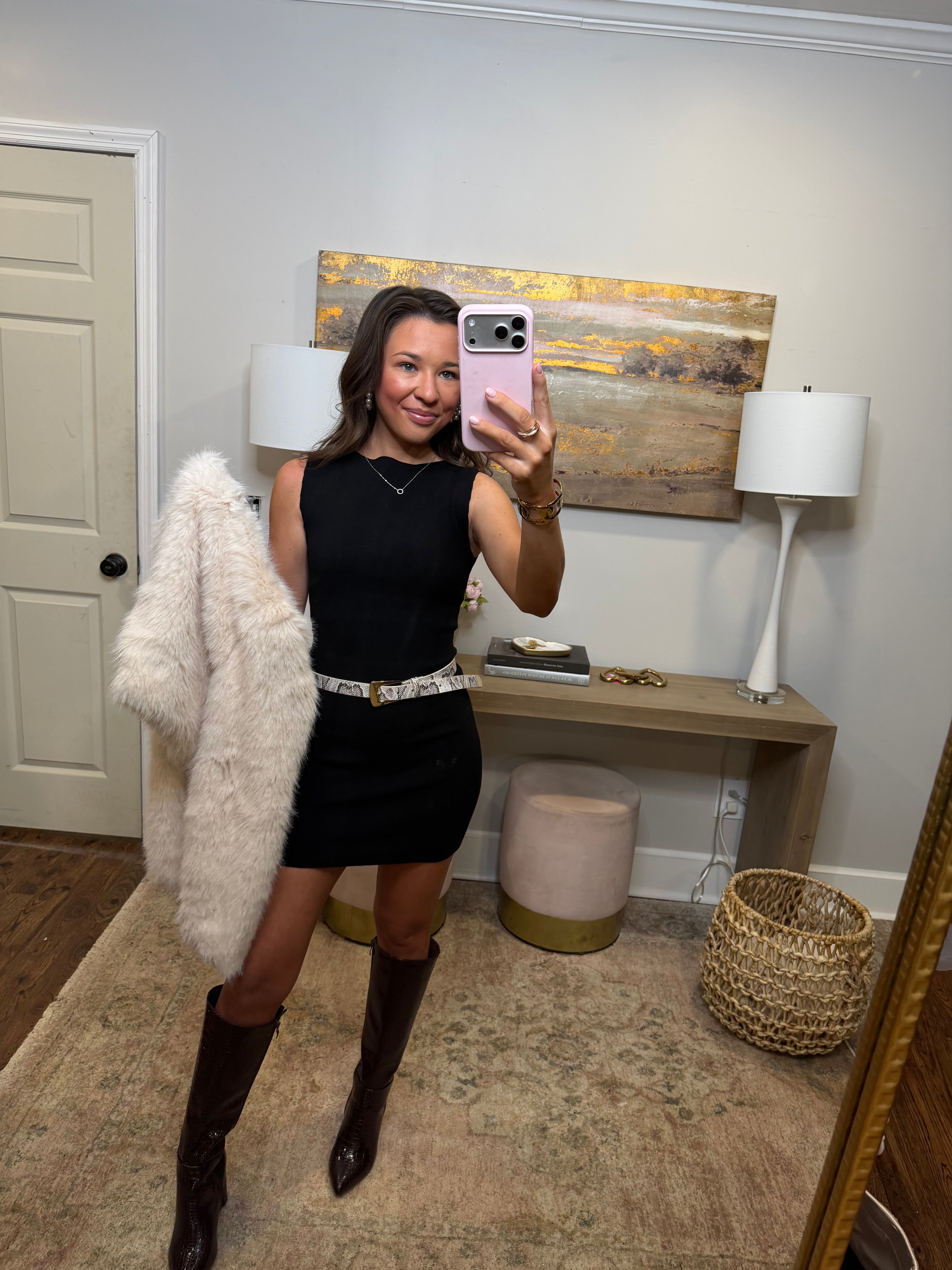 Black Fitted Valentines Dress