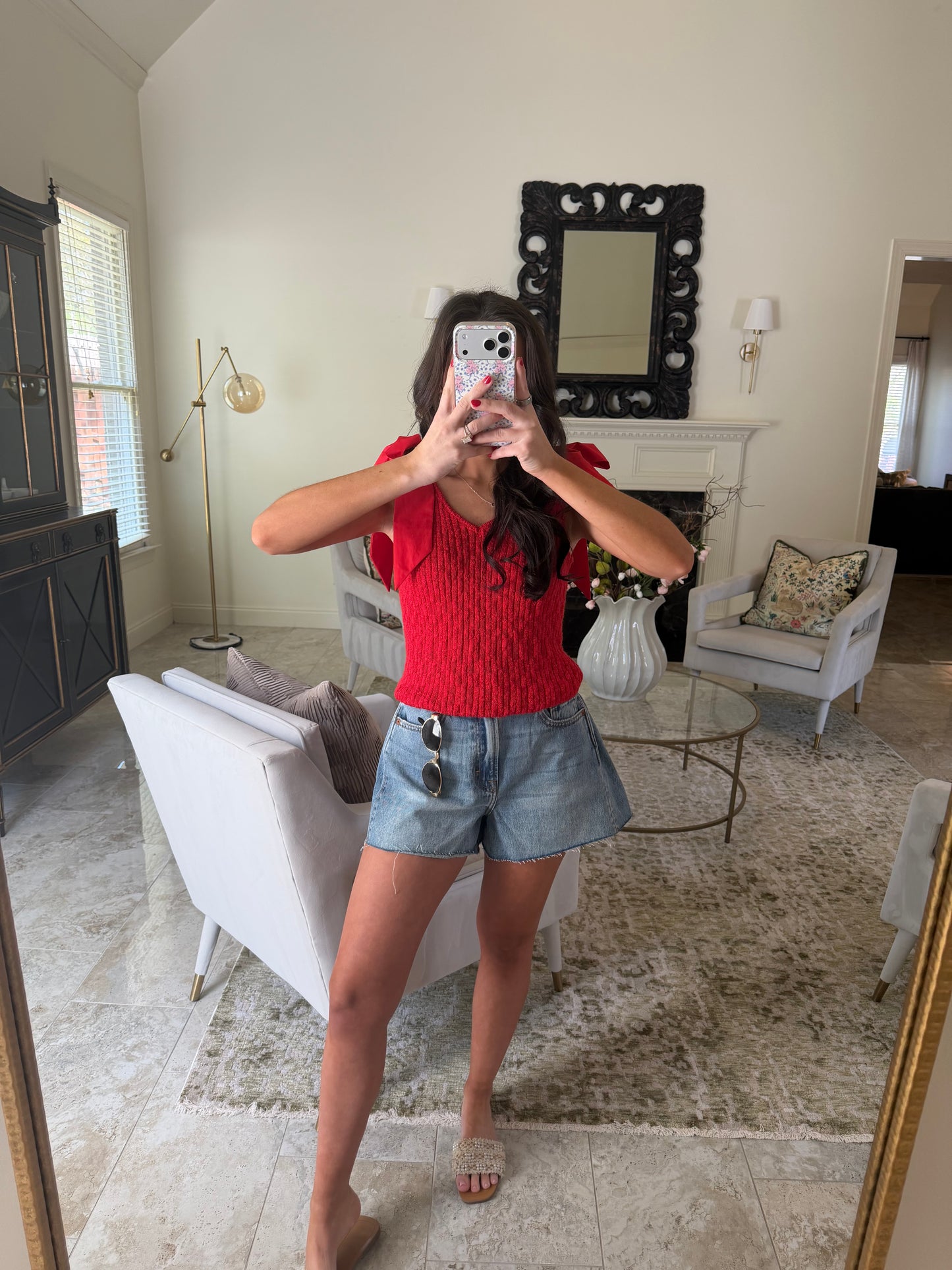 Red Tie Top