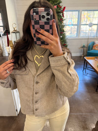 Chevron Brown Jacket