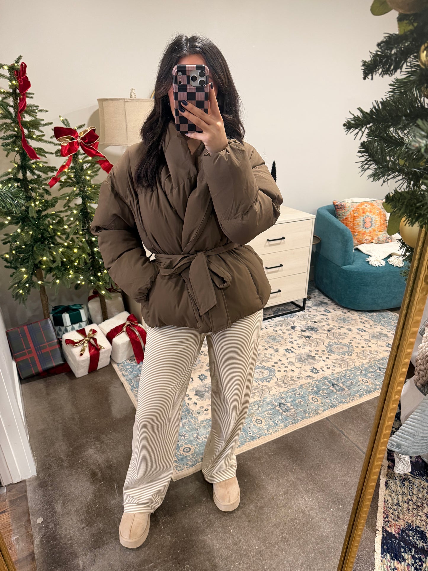 Brown Puffer Jacket