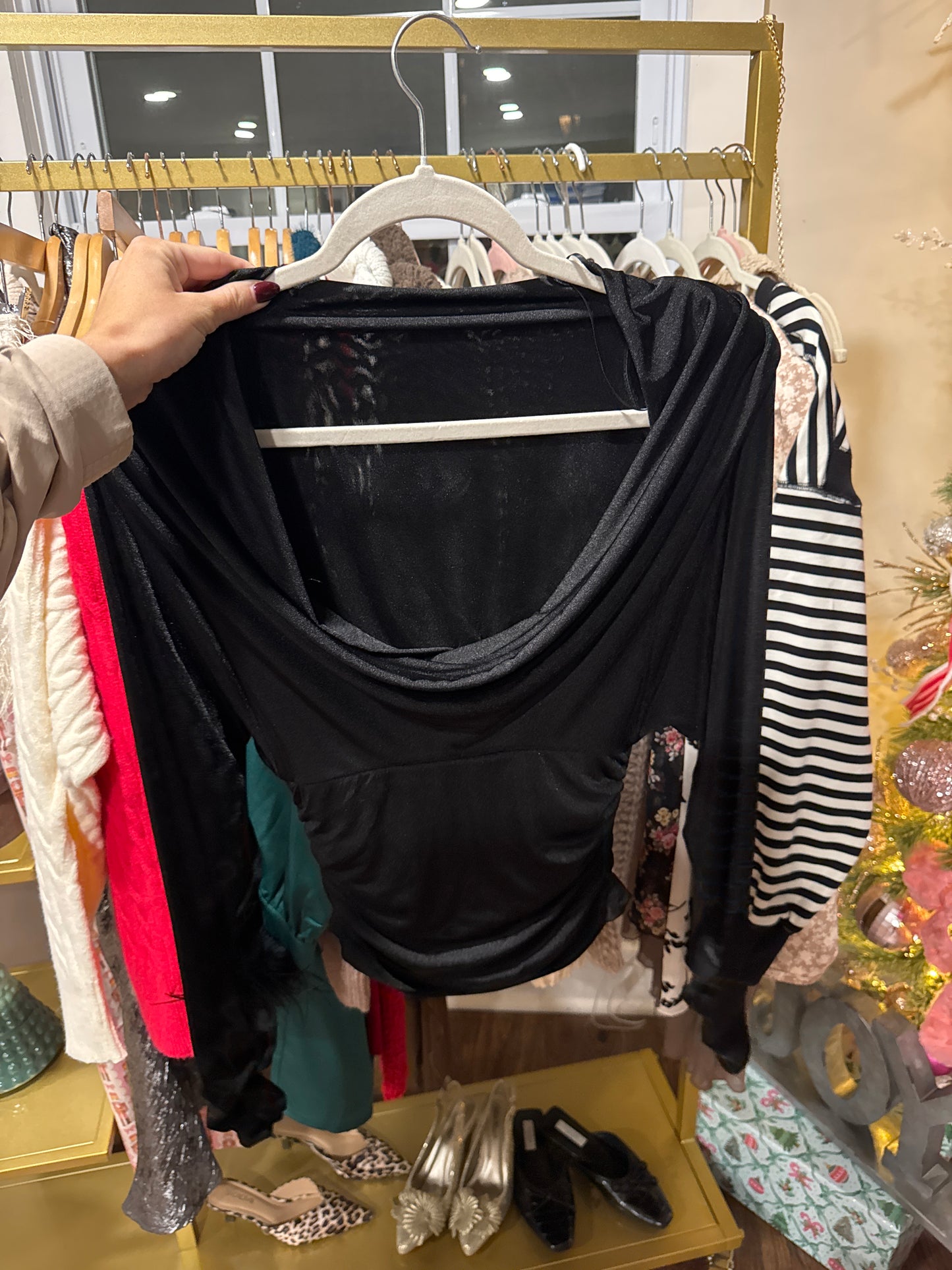 Black Mandy Top