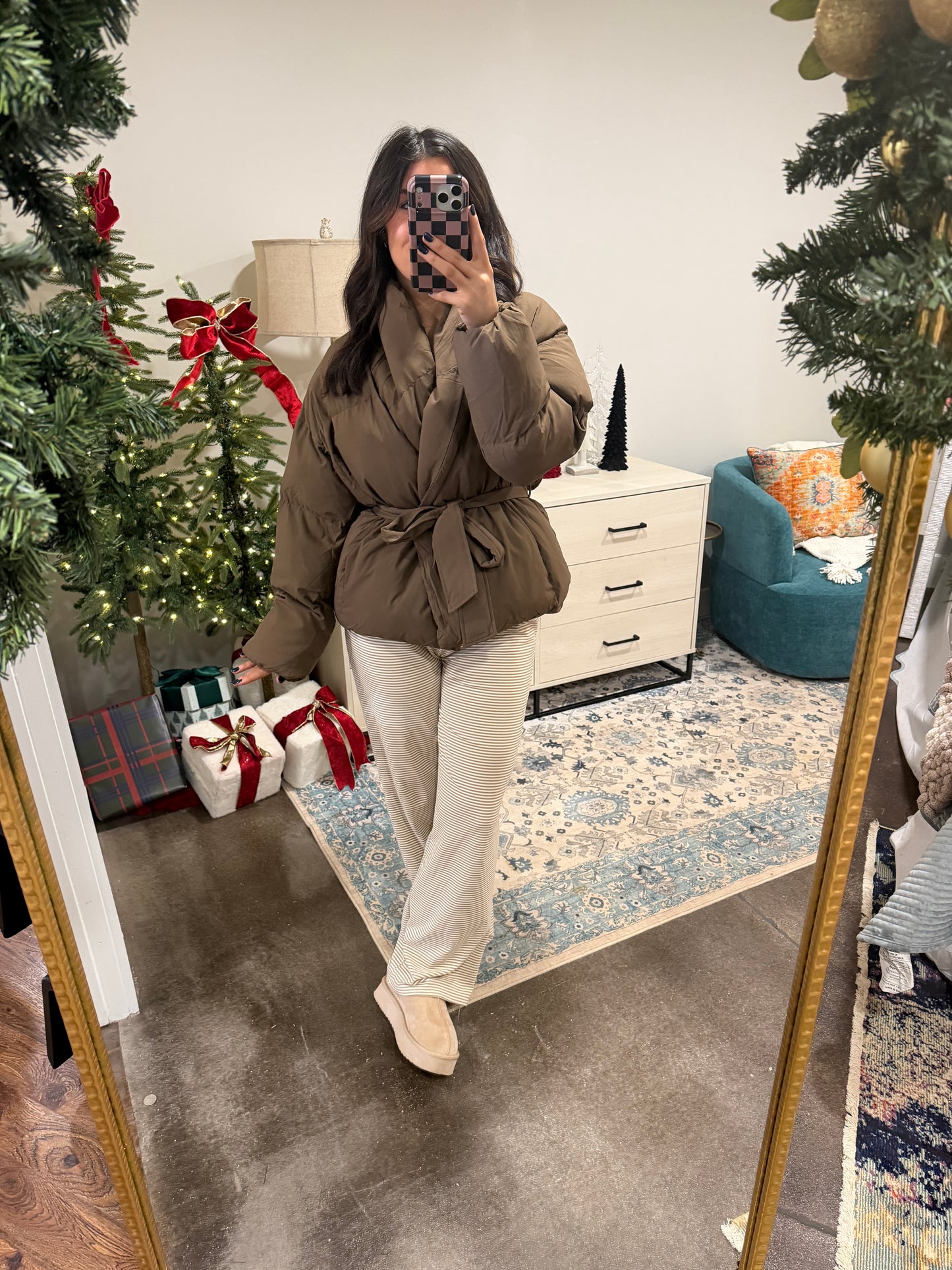 Brown Puffer Jacket