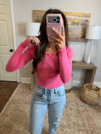 Pink Layering Top