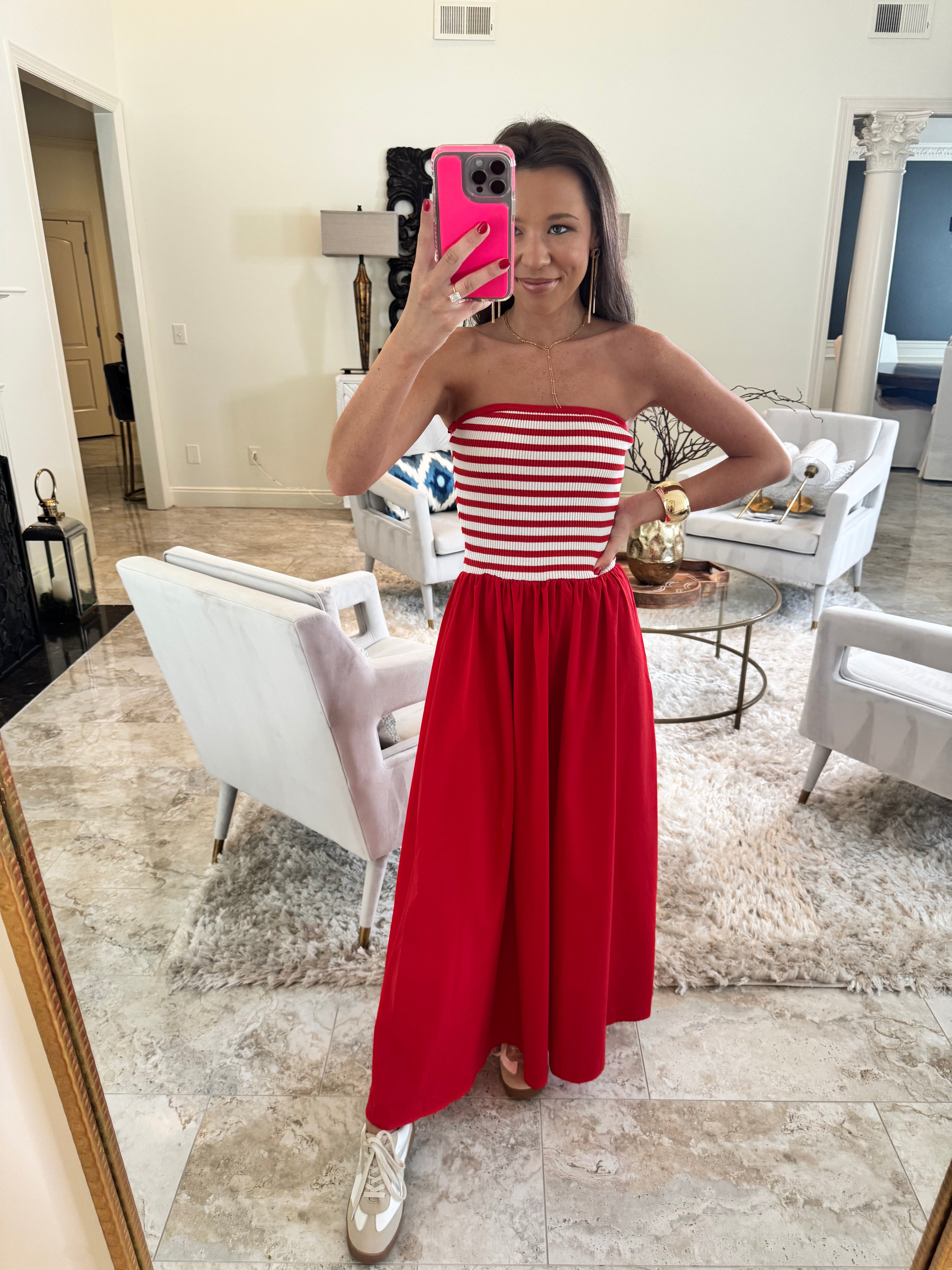 Jamie Striped Maxi Dress