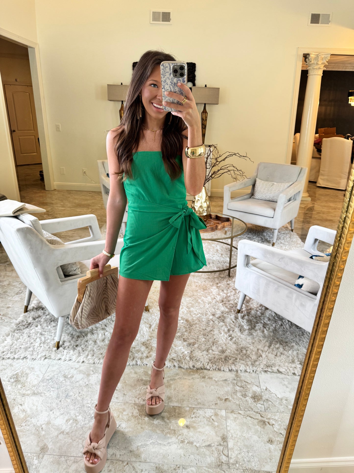 Green Summer Romper