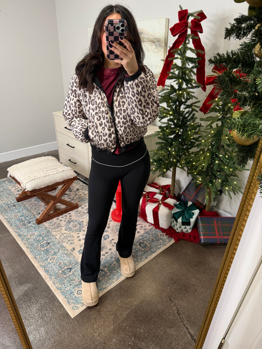 Reversible Cheetah Jacket `