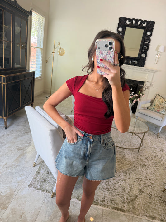 Red Basic Top