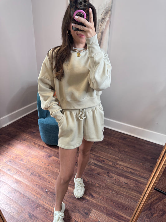 Mandy Mocha Sweat Set