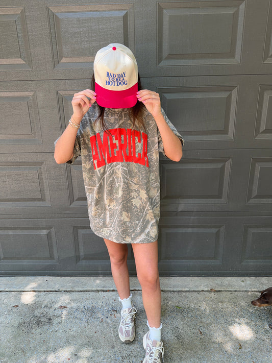 American Camo Graphic Tee