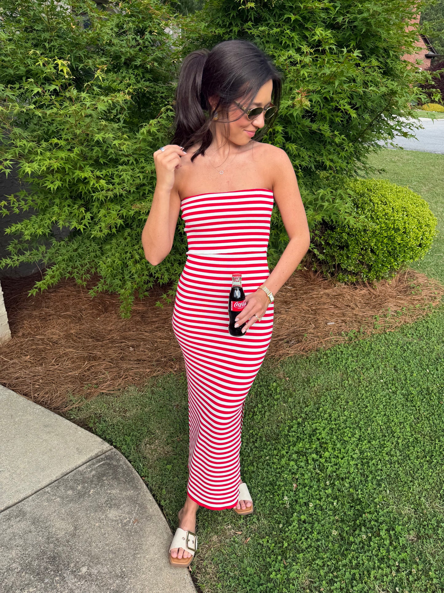 Red American Summer Dress