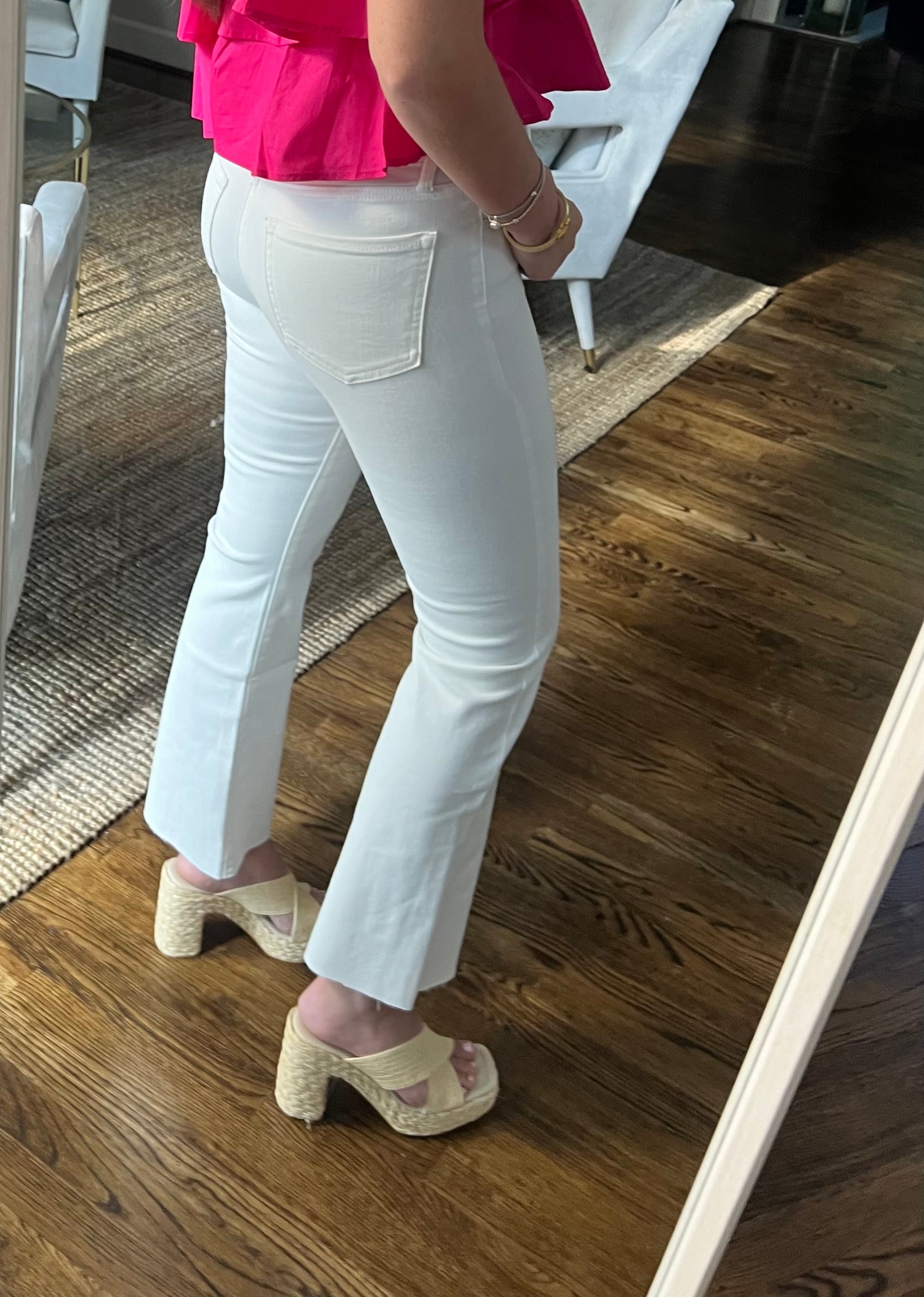 Newest Just USA white boutique jeans