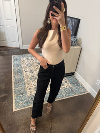 Alexa Tan Sweater Top