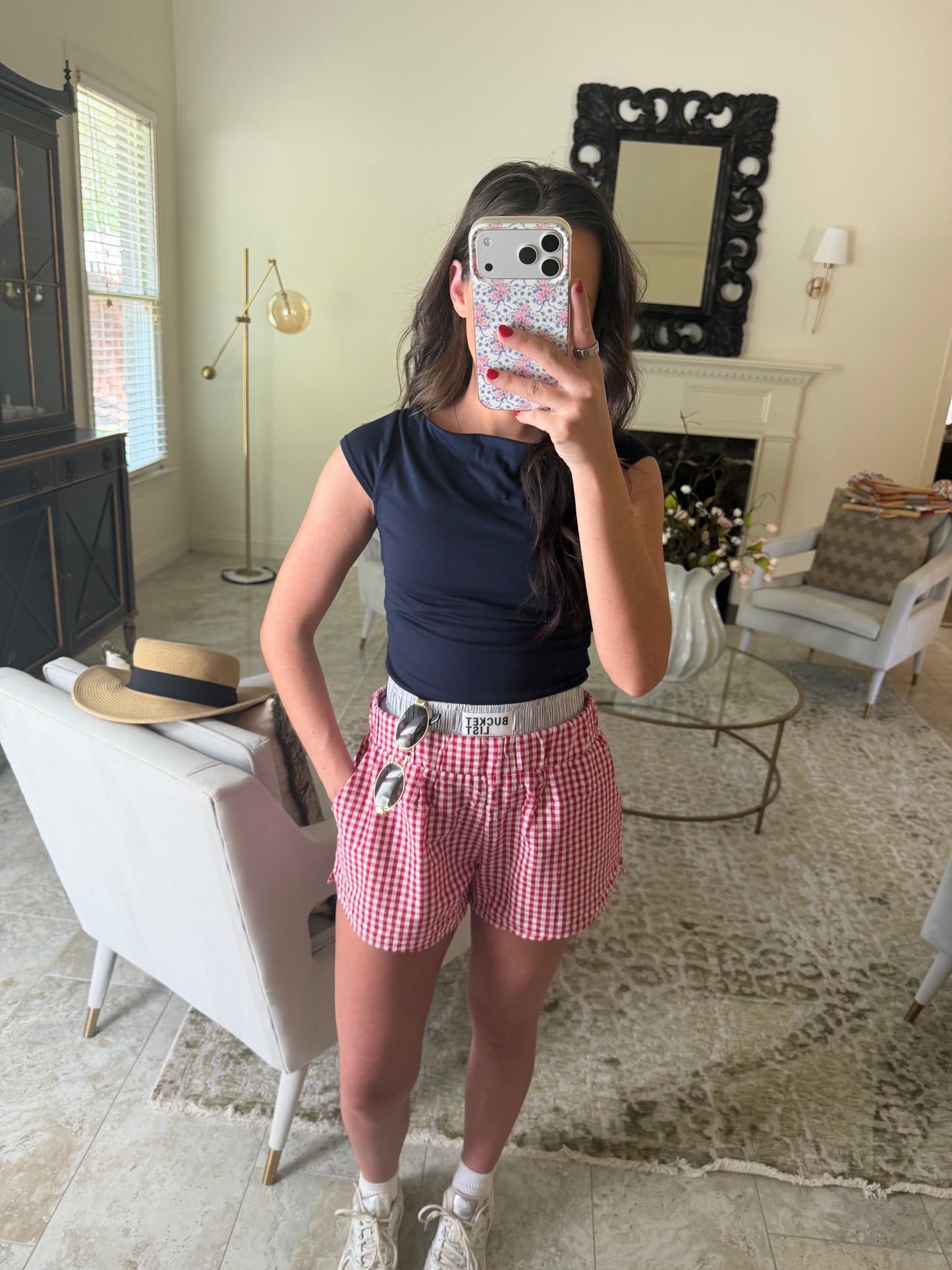 July Gingham Boxer shorts