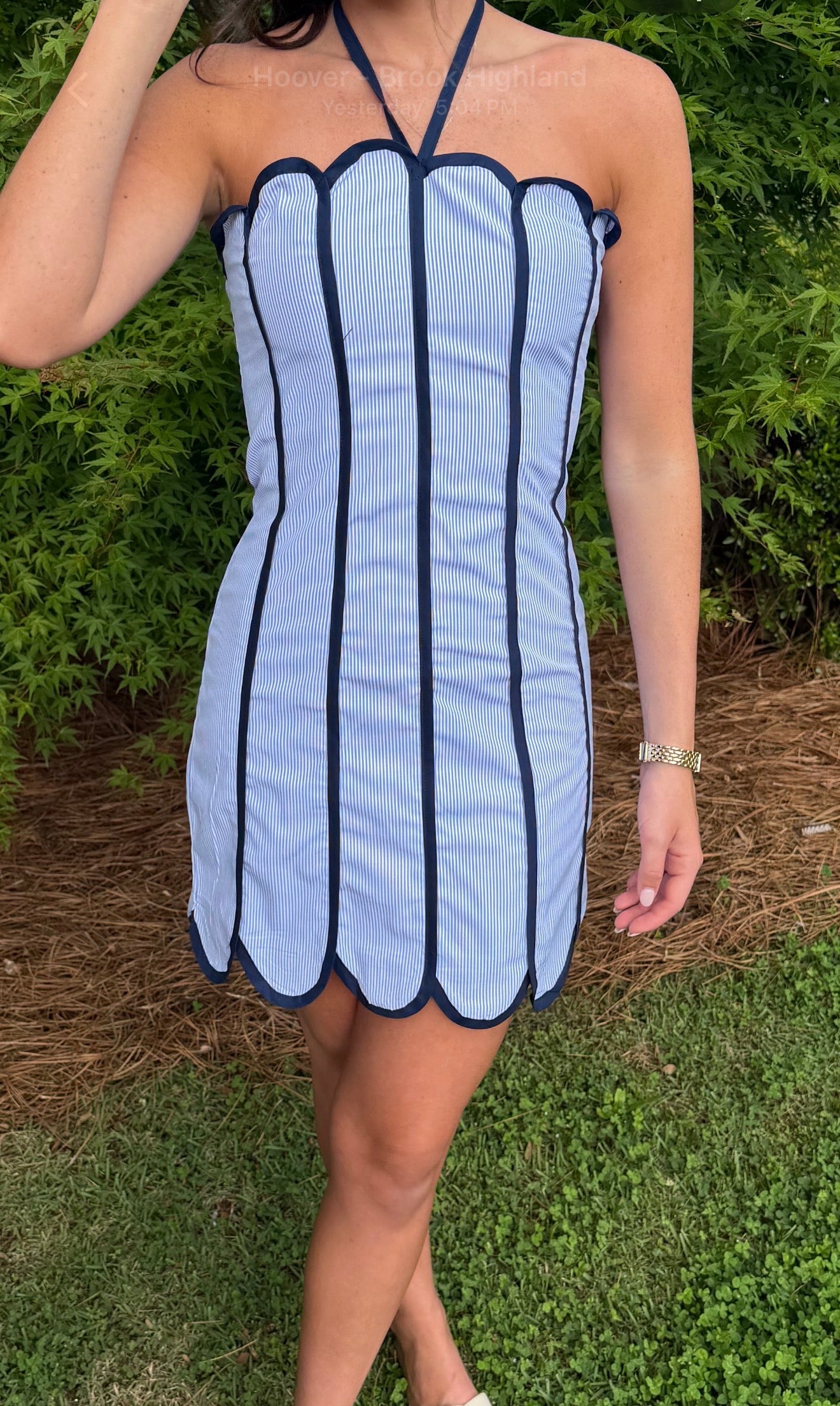 Scallop Viola Dress
