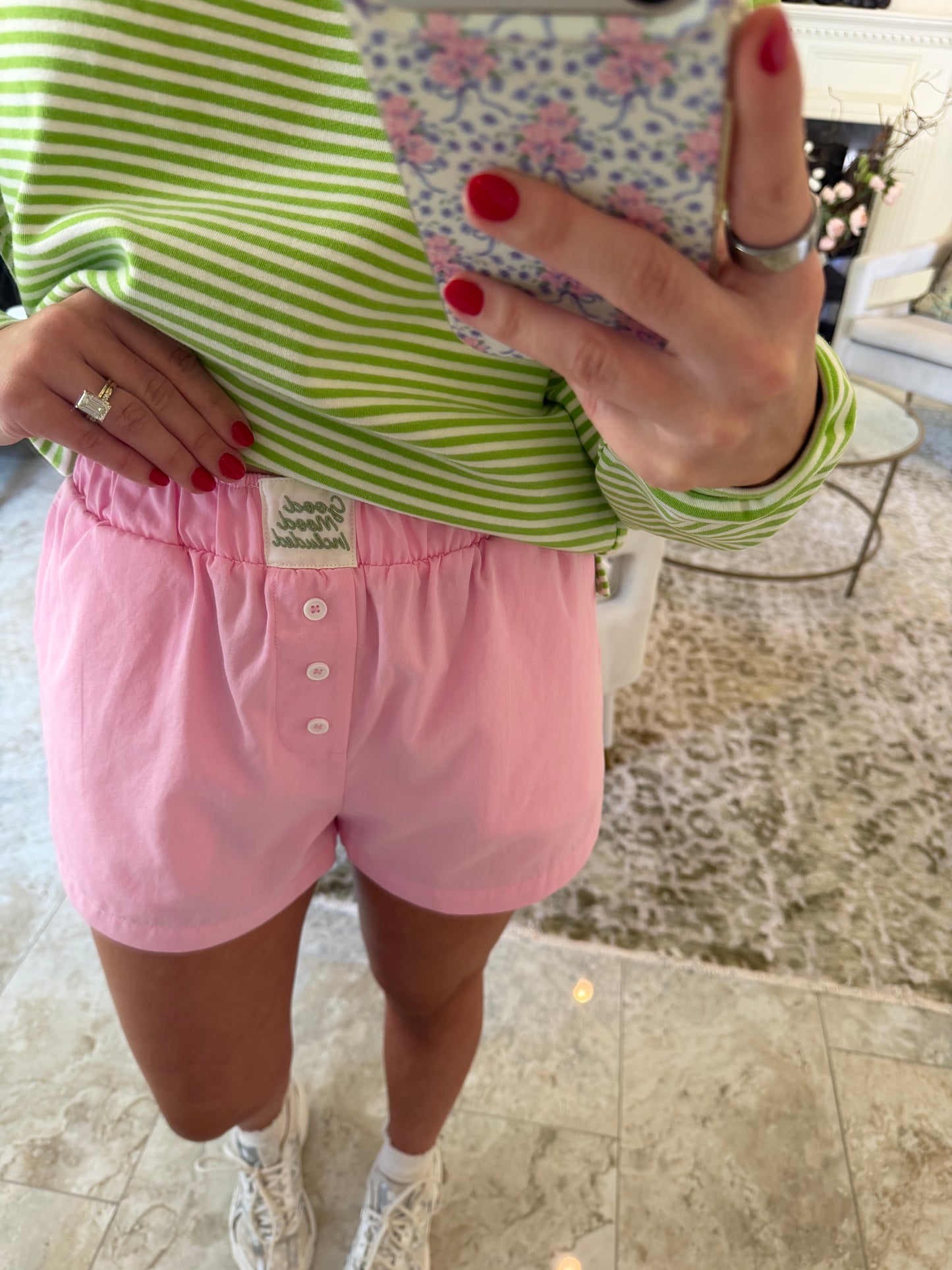 Pink Good Mood Included Shorts