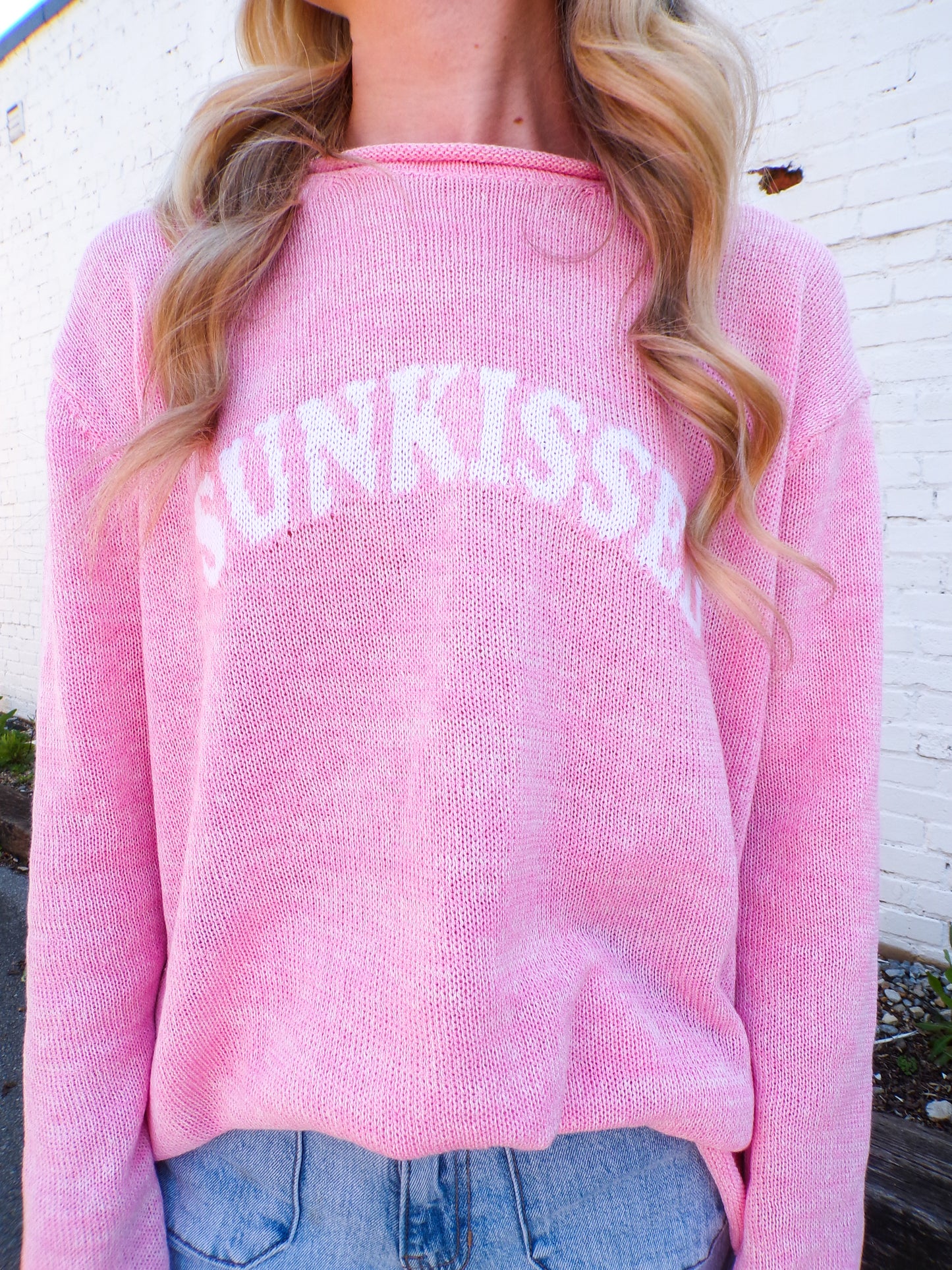 Sun-kissed Knit Sweater