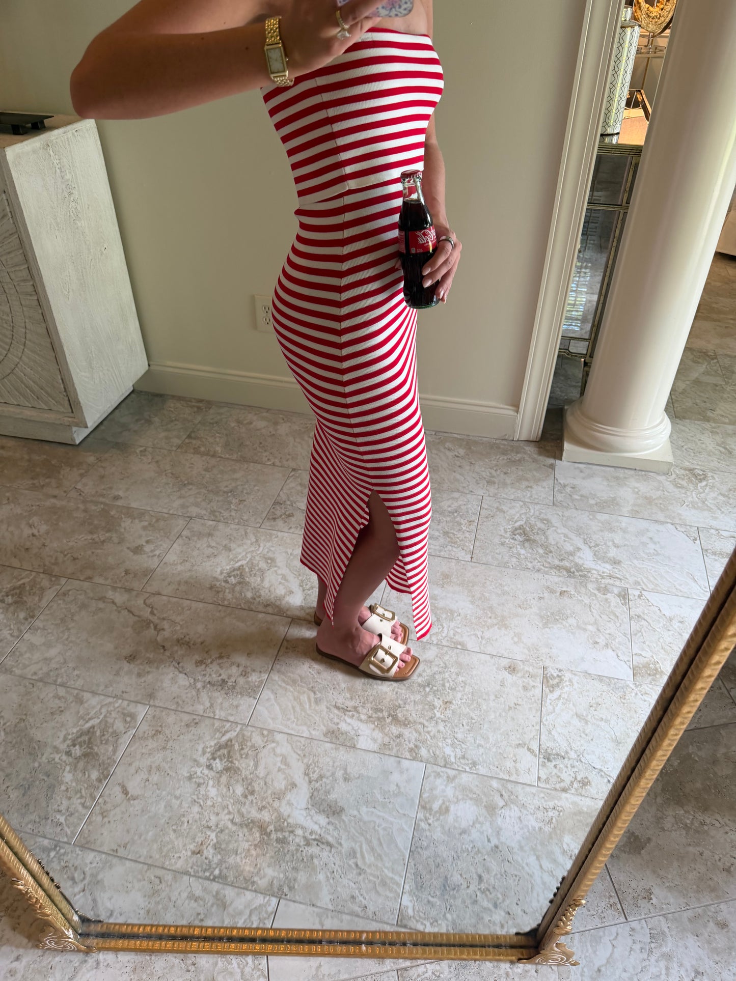 Red American Summer Dress