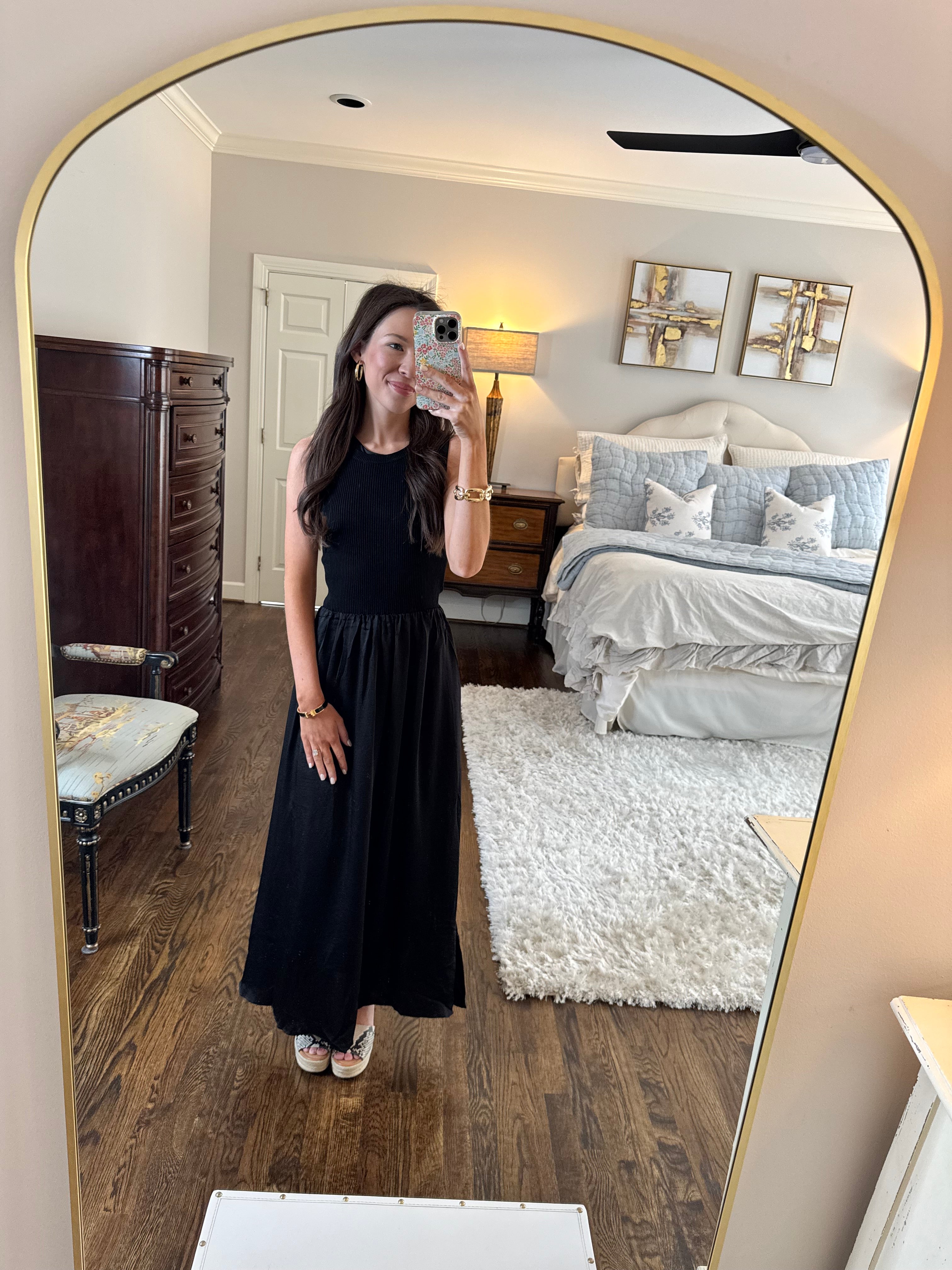 Black Sweater Maxi Dress