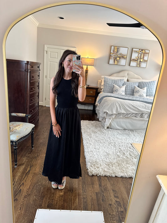 Black Sweater Maxi Dress