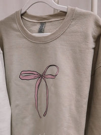 Sand Proverbs Bow Sweatshirt ( Will ship Now)