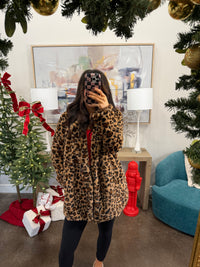 Long Cheetah Fur Coat