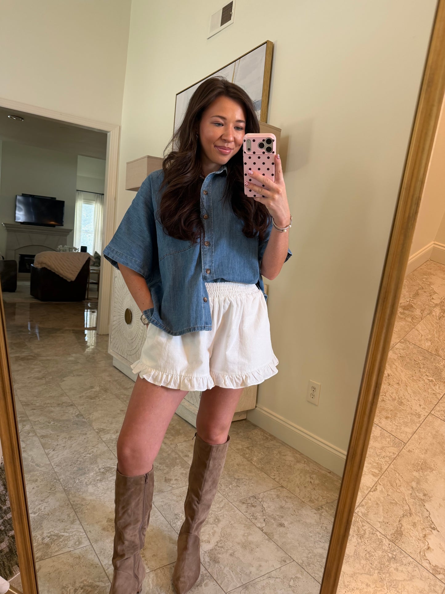 Denim Button Down