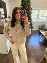 Chevron Brown Jacket