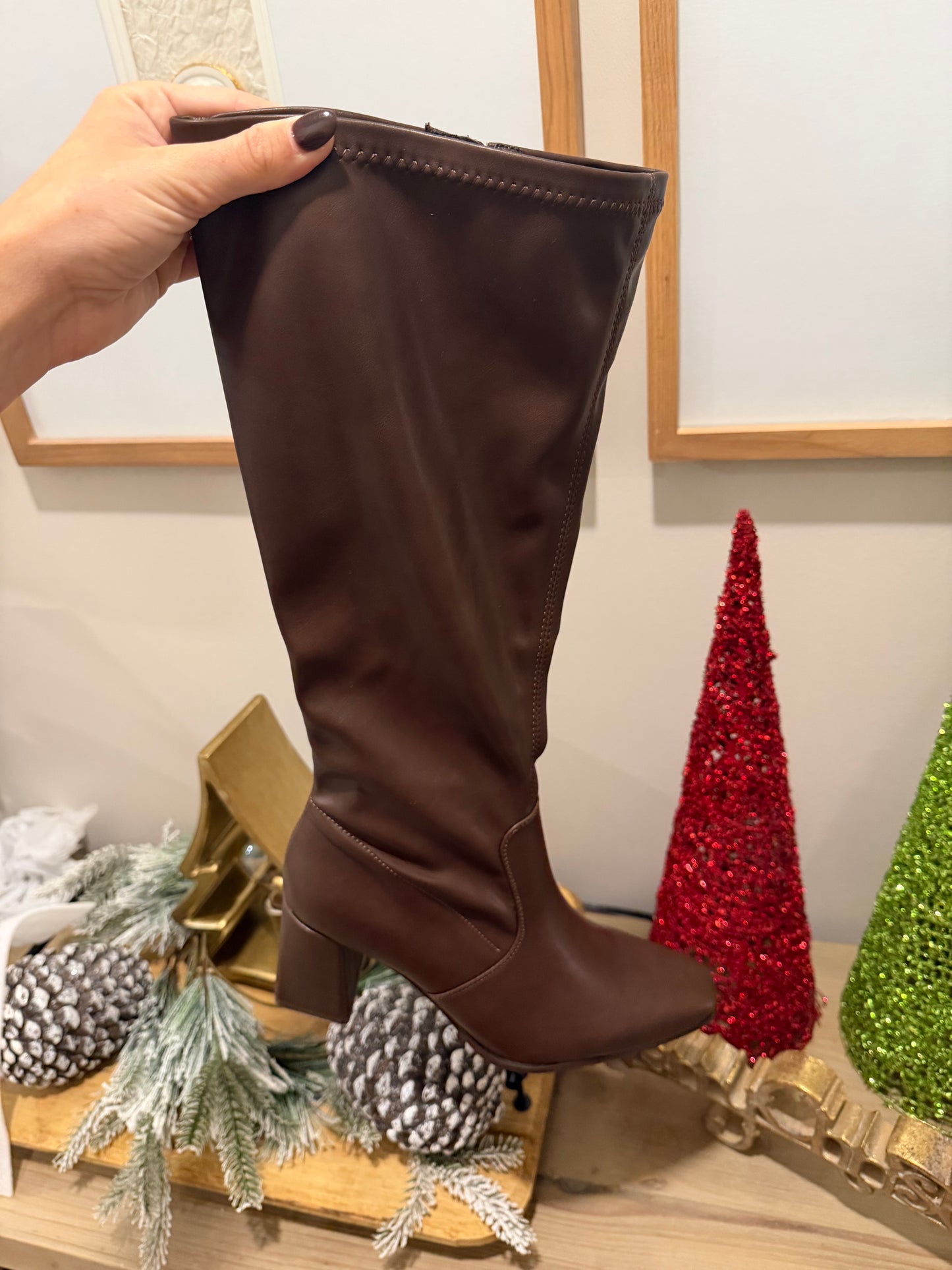 Brown Leather Boots
