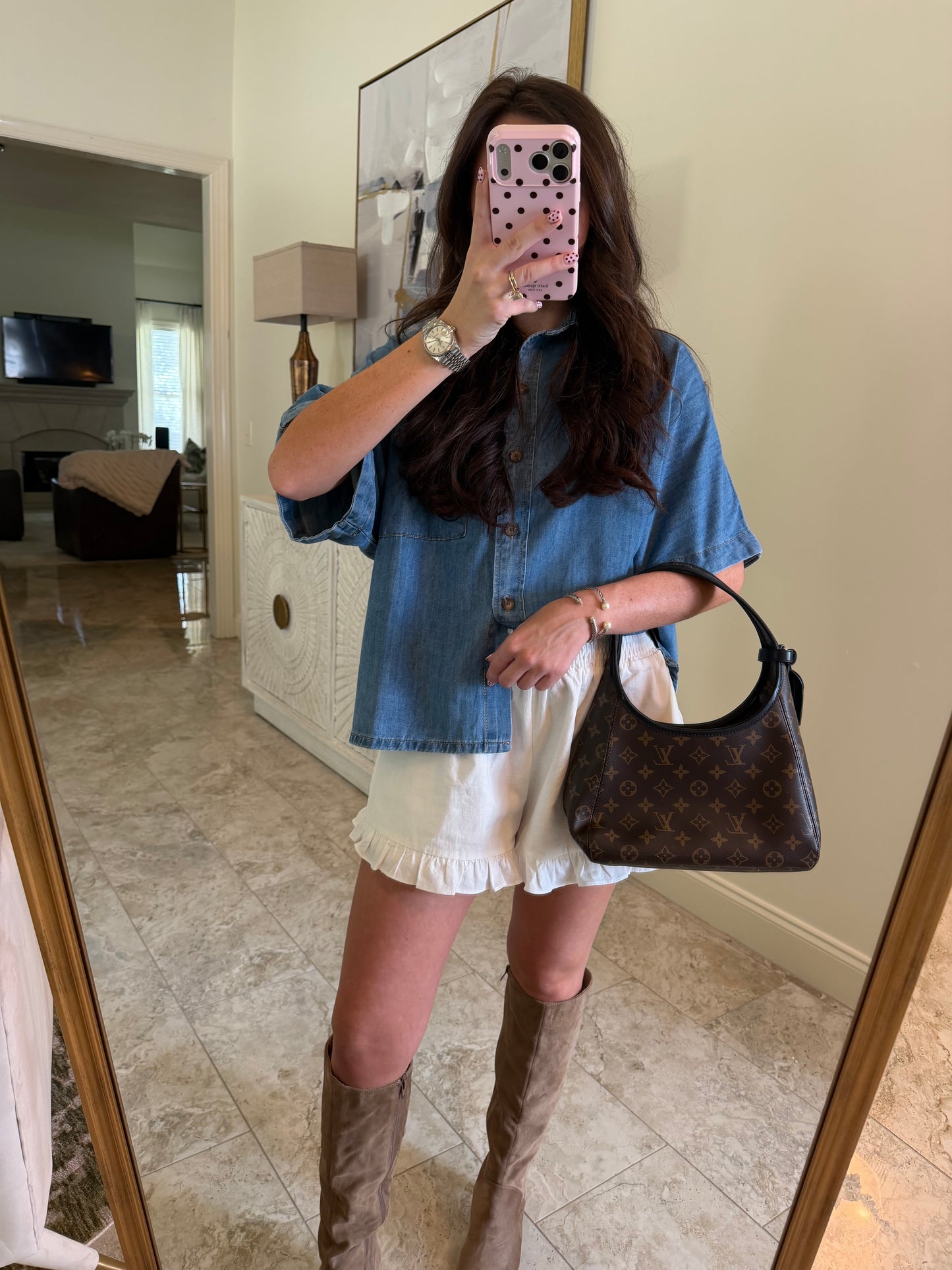 Denim Button Down