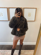 Chocolate Sherpa Jacket