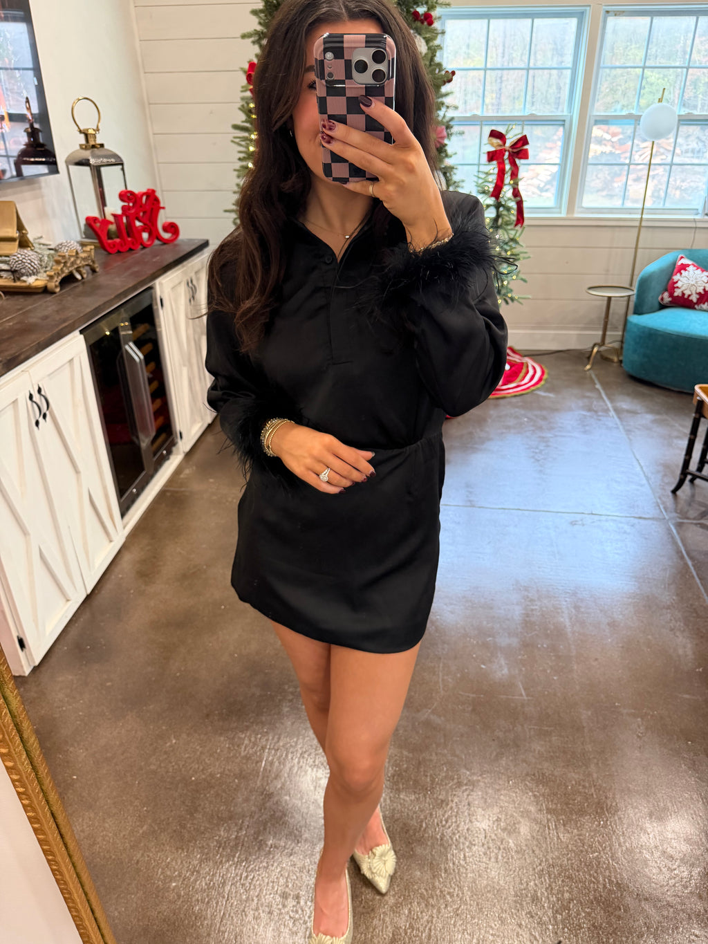 Gracie Feather Dress