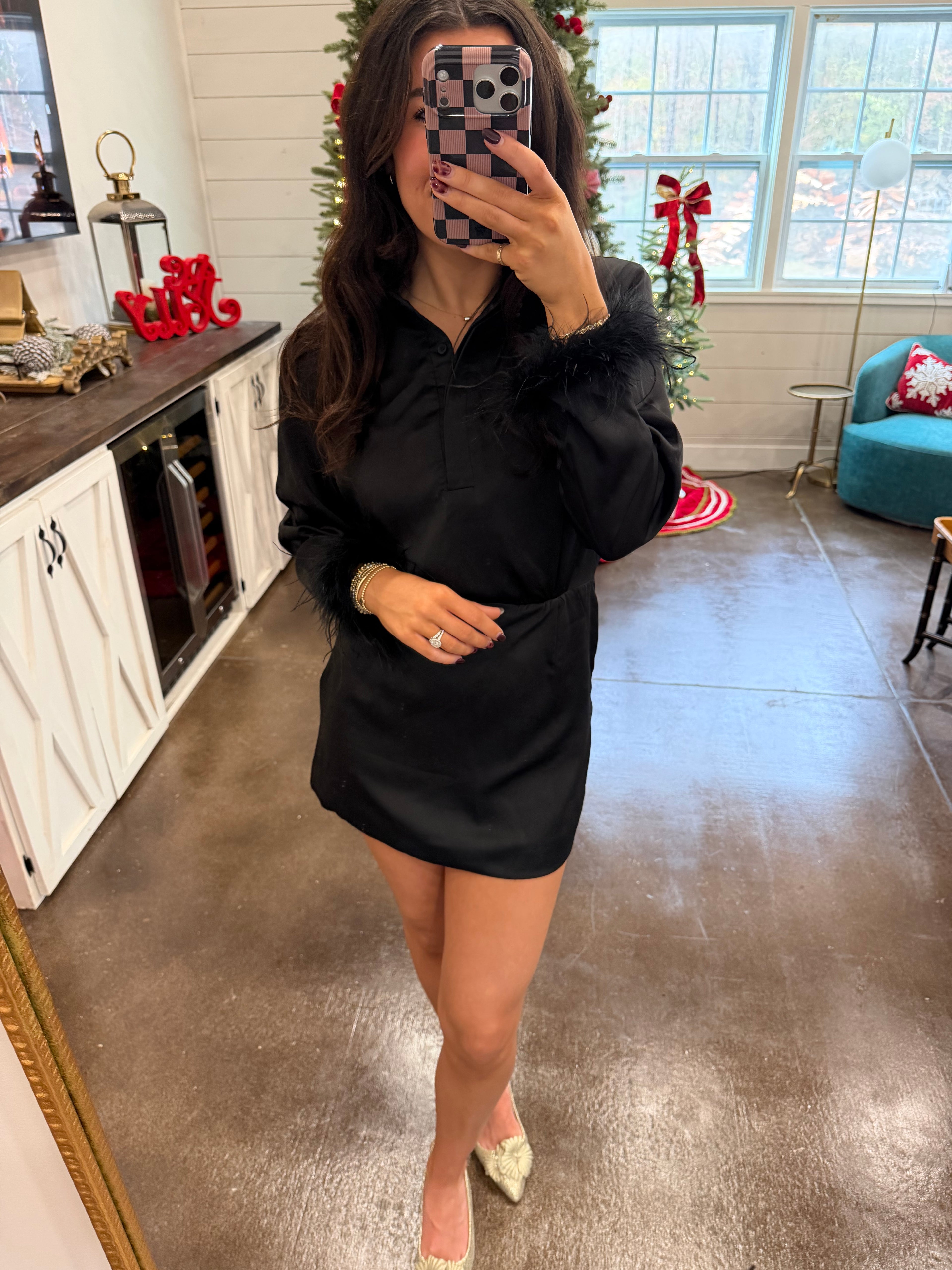 Gracie Feather Dress