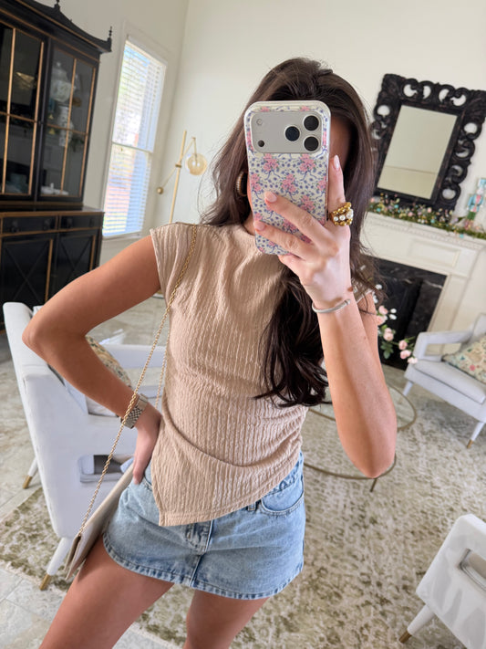Tan Mandy Top