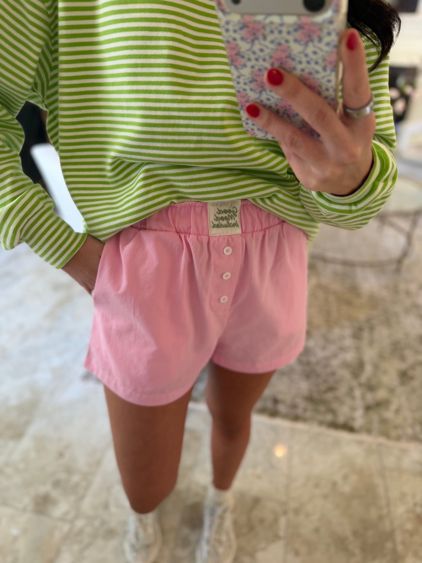 Green Boxer Set