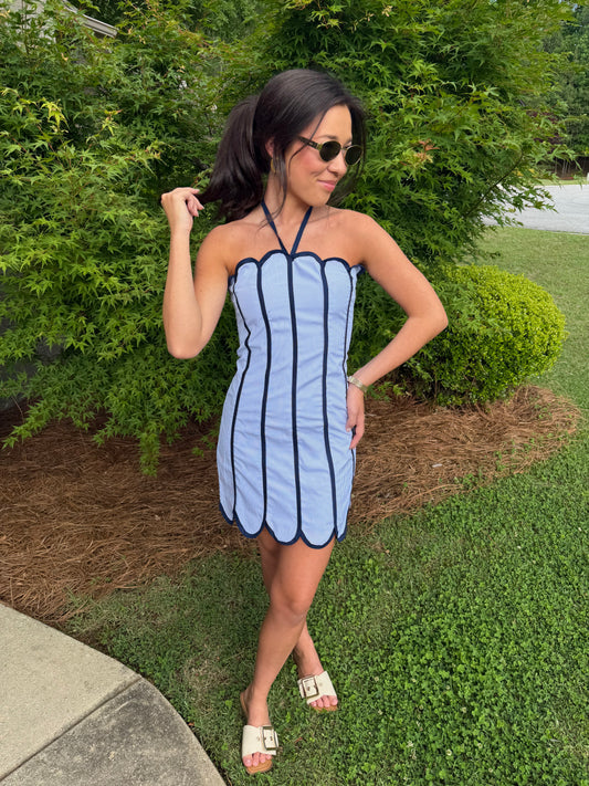 Scallop Viola Dress