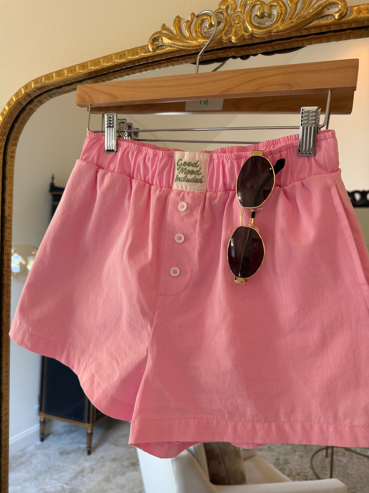 Pink Good Mood Included Shorts