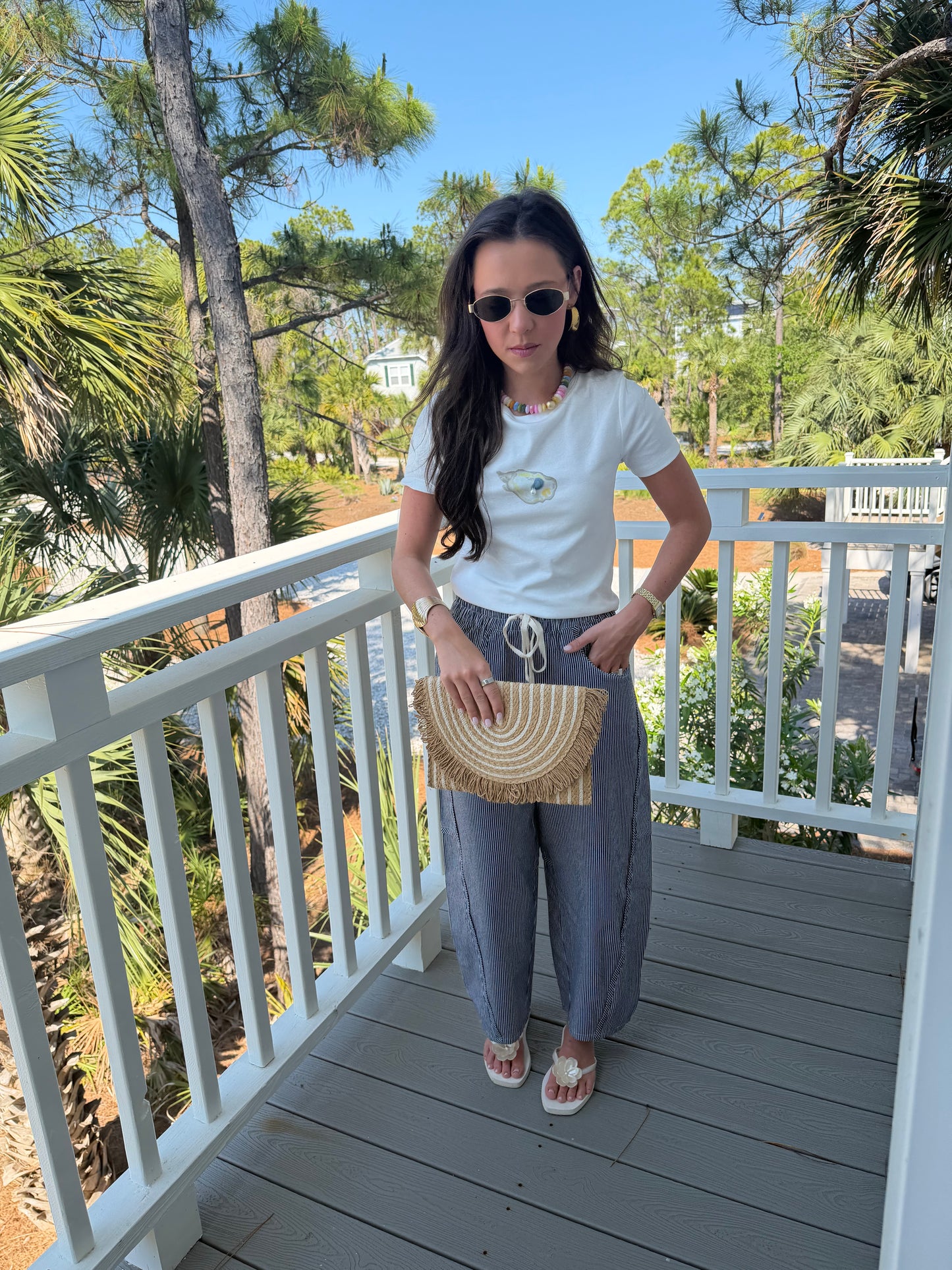 Striped Harper Pants