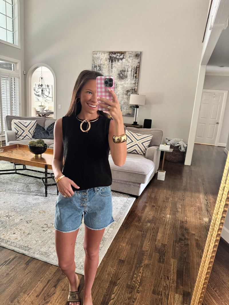 Black Sweater Tank