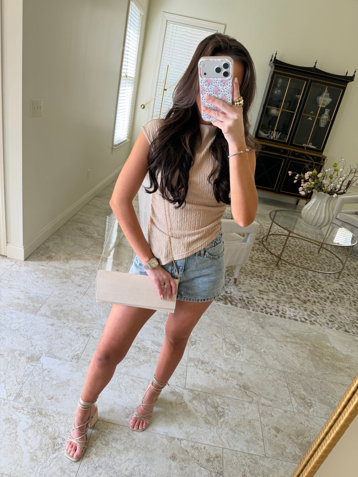 Tan Mandy Top