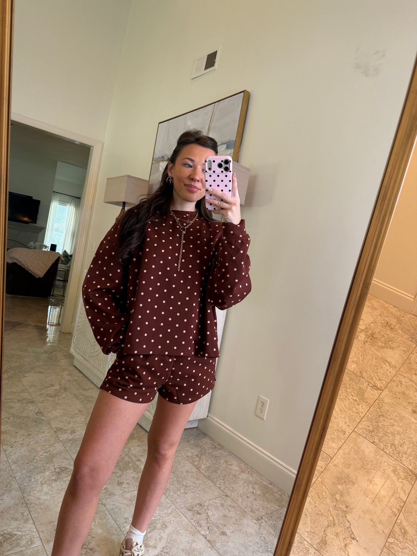 Polka dot set