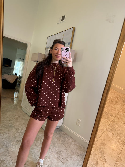 Polka dot set