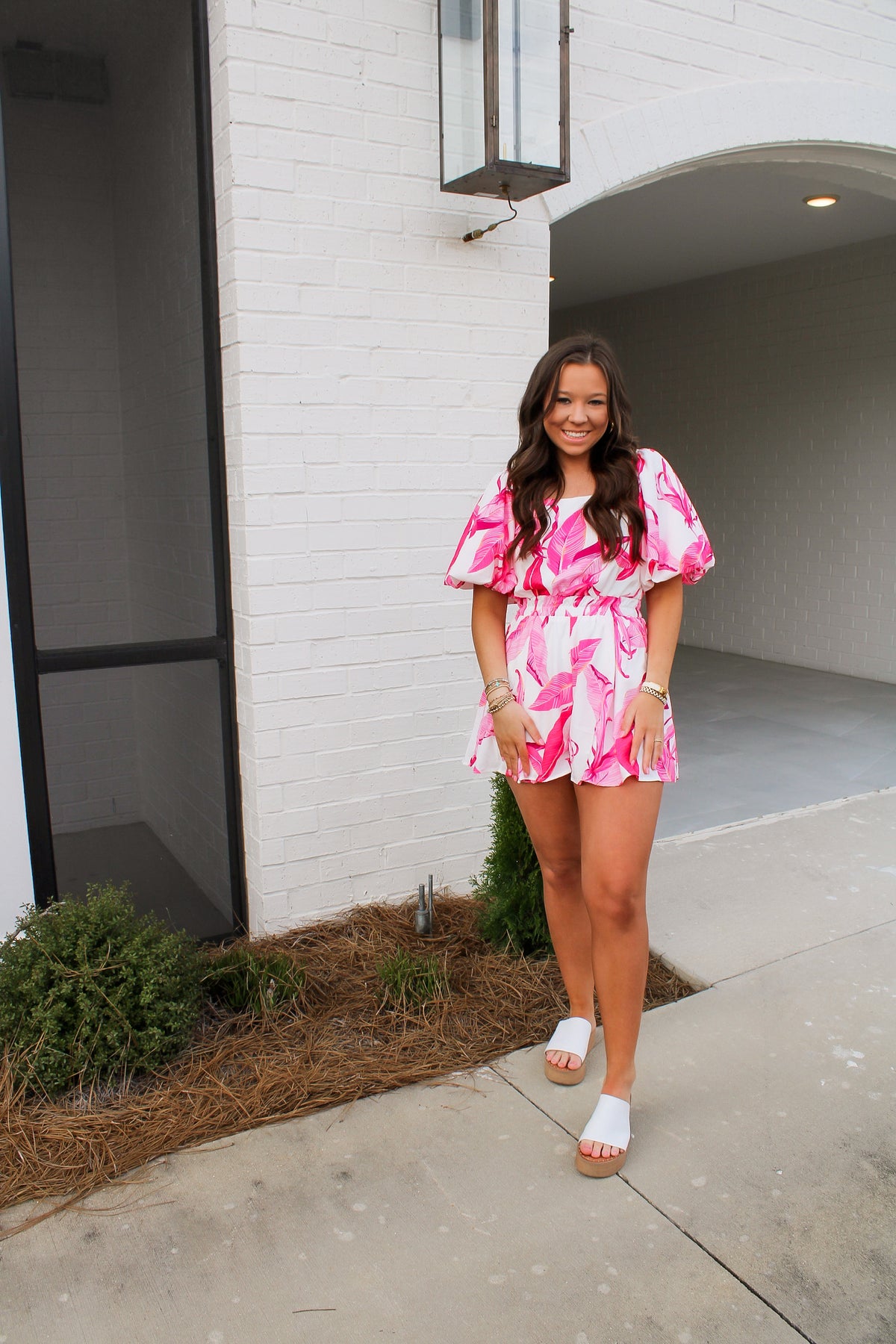 Mary Floral Romper