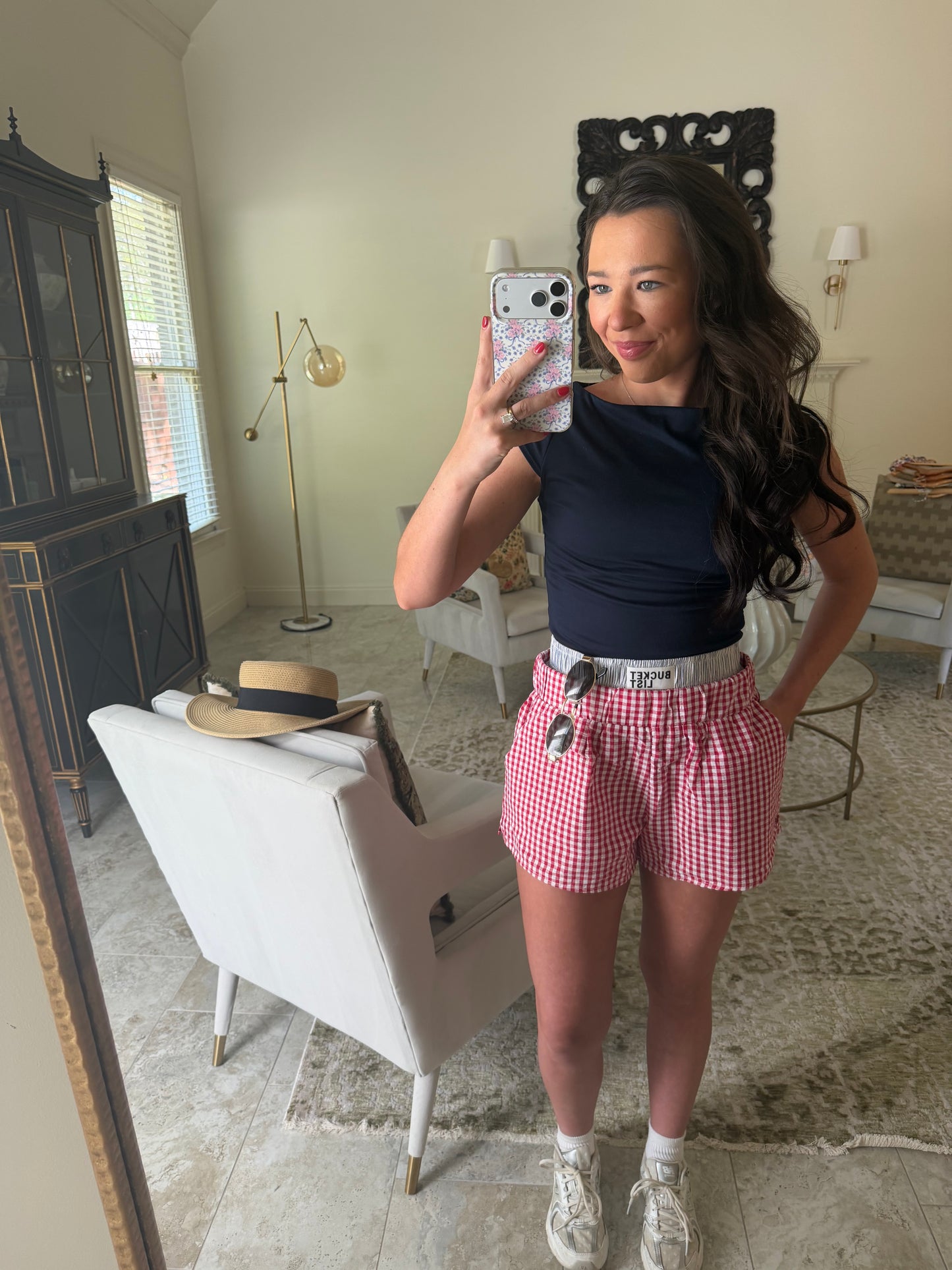 July Gingham Boxer shorts