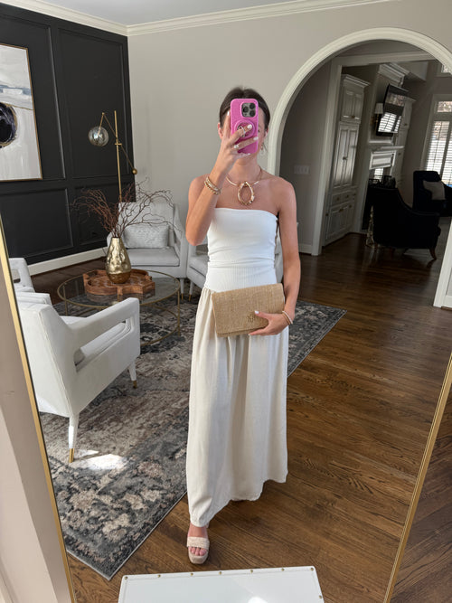 White Linen Keller Dress