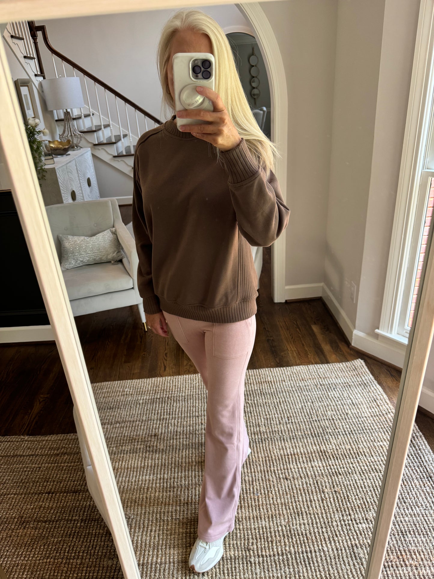 Pink Fleece Lined Pants