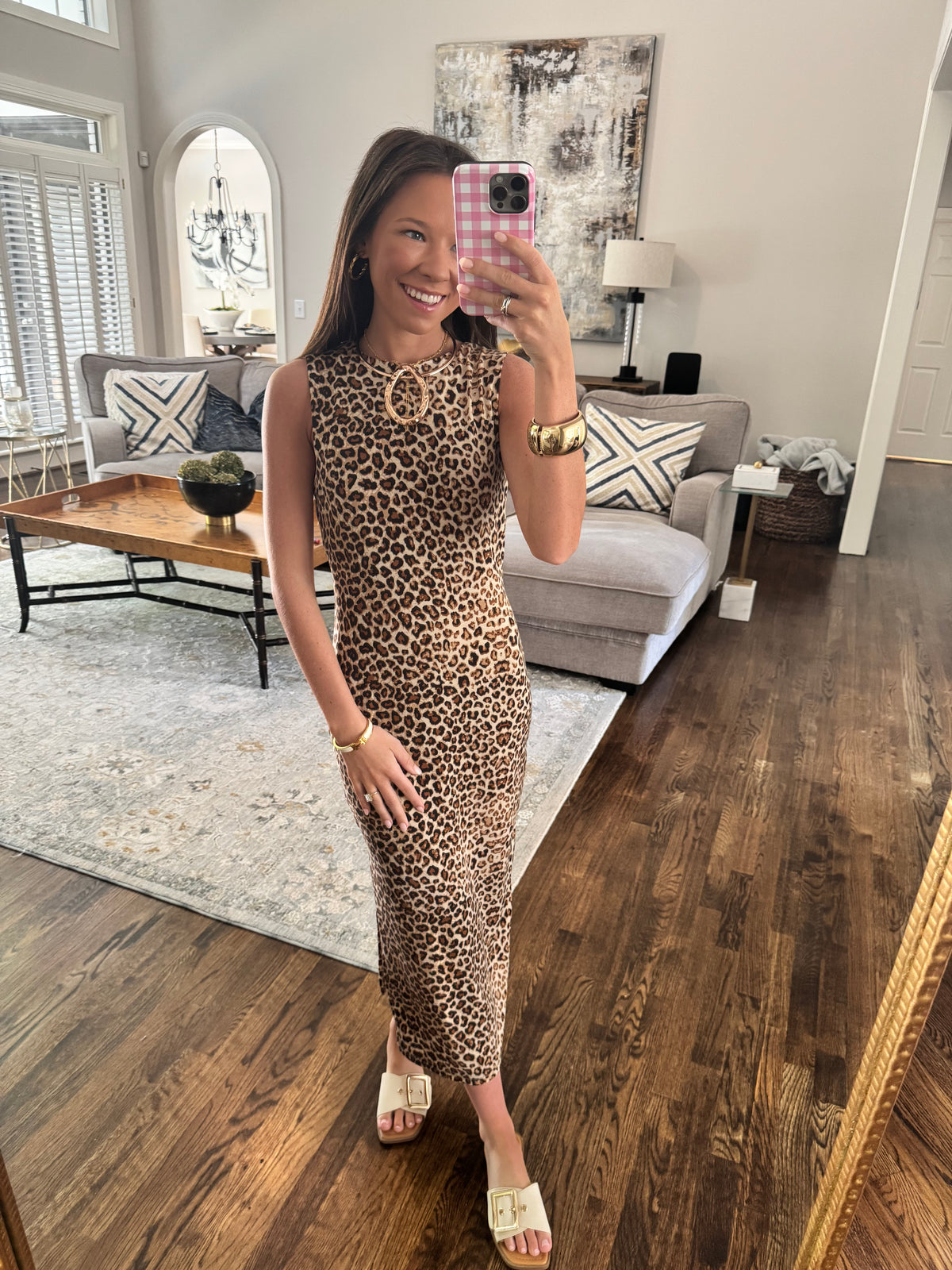 Cheetah Midi Dress