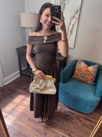 Mocha Aubrey Dress